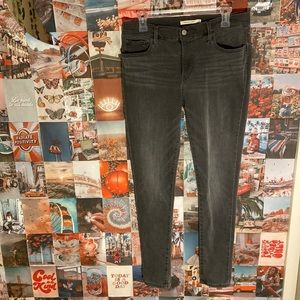 Levi’s Women’s 710 Super Skinny Jeans in Gray